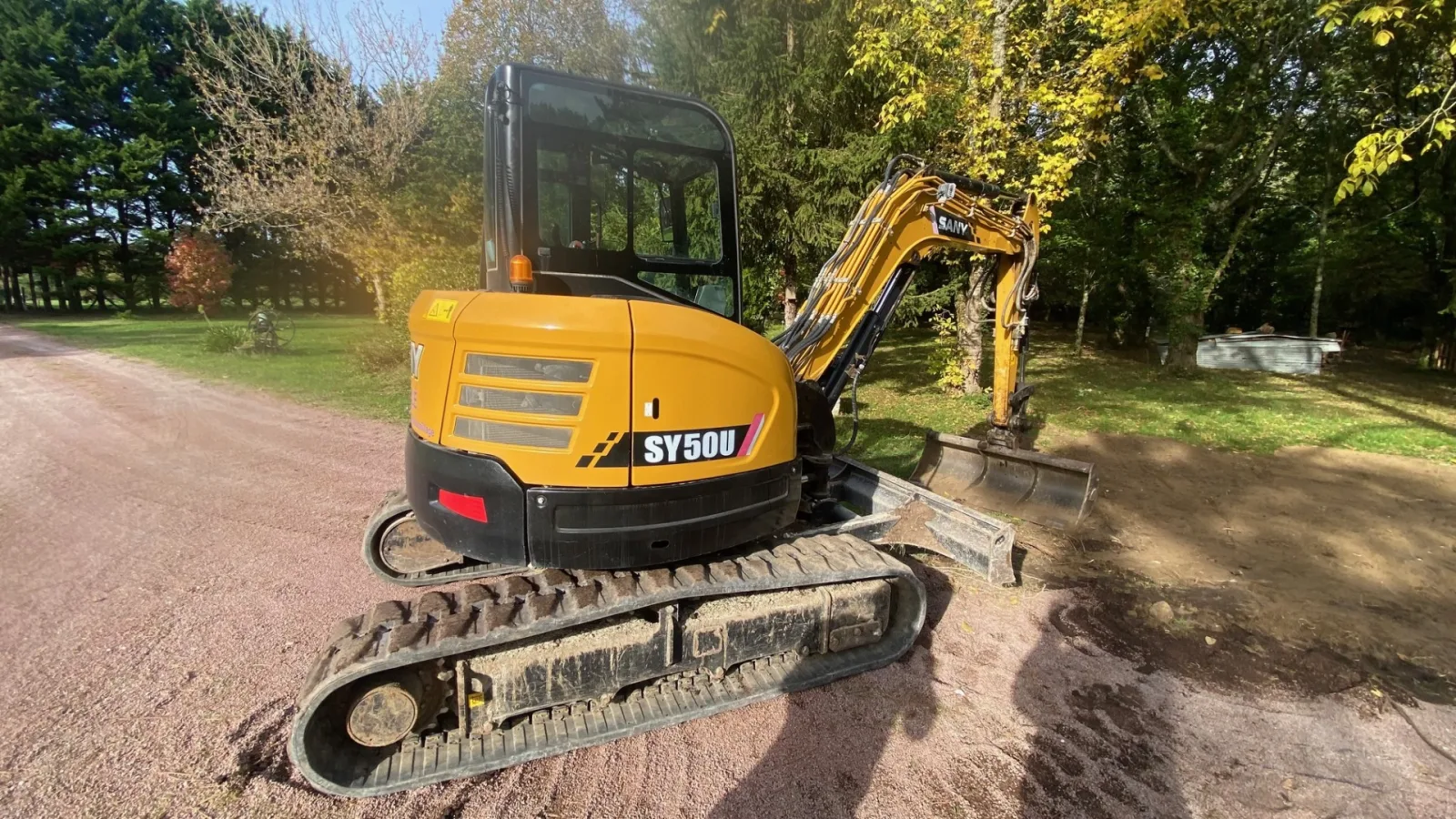 🚜 SANY SY50U EN ACTION À ROYAN (17) ! — VISITE SANY SY50U — à ROYAN, Charente-Maritime — photo 1
