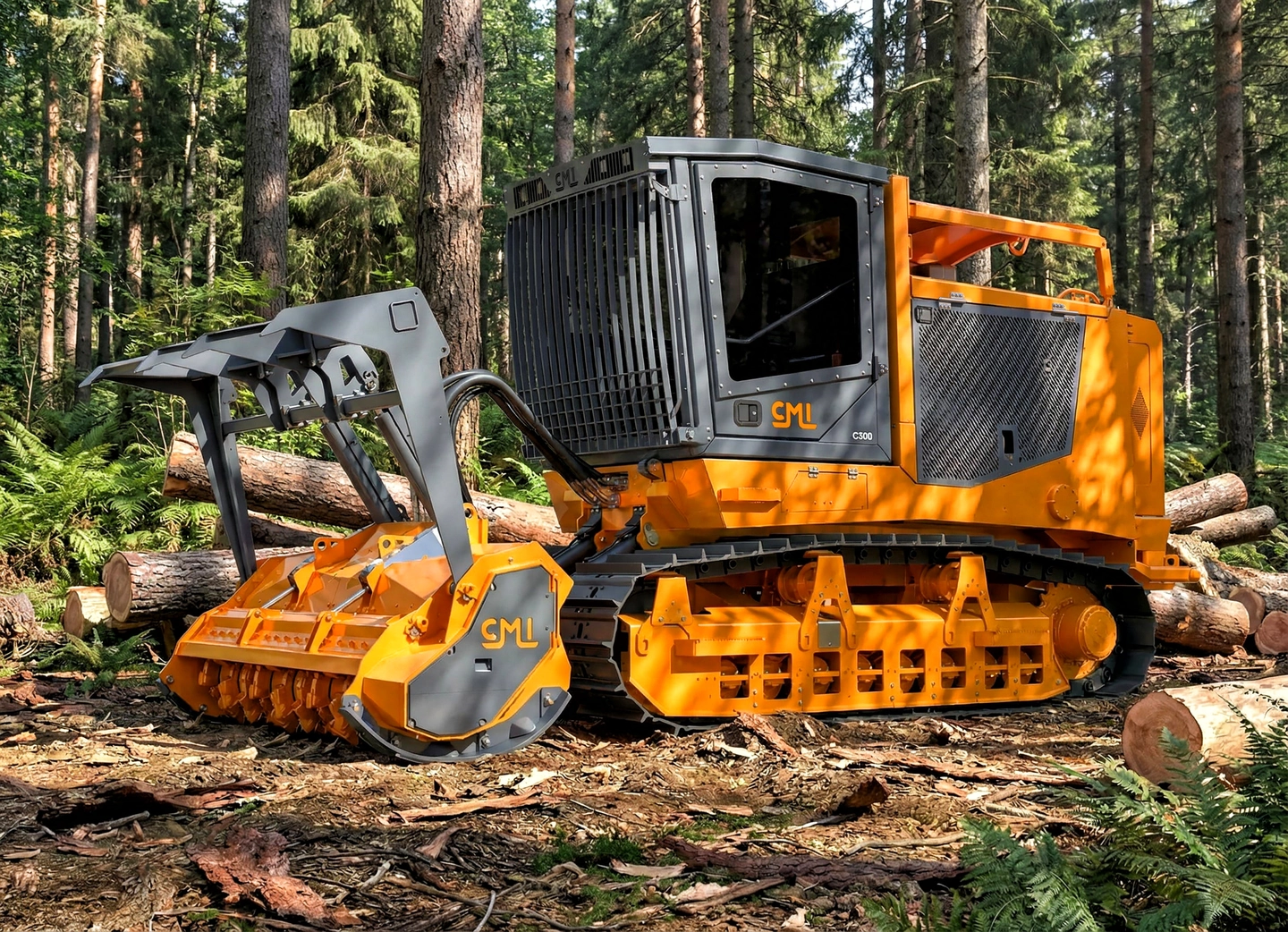 Aperçu du chenillard CMI C300