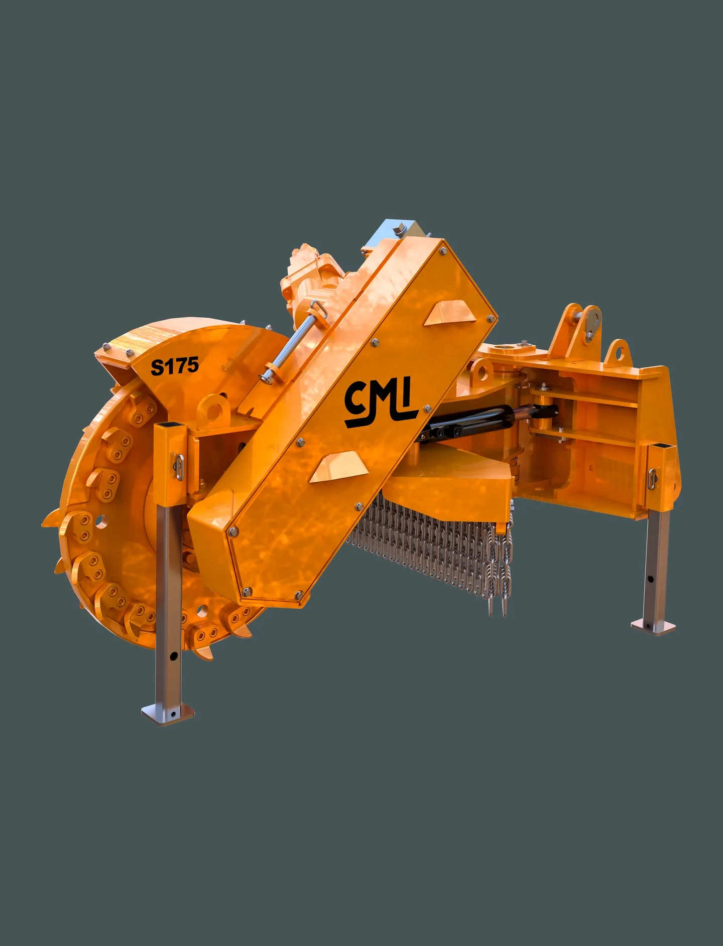 CMI S175 – dessoucheuse compacte – vue principale 1