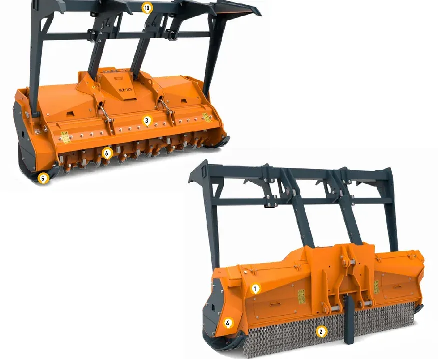 DYNFORCE HLX-210 – broyeur forestier haute capacité – vue principale 1