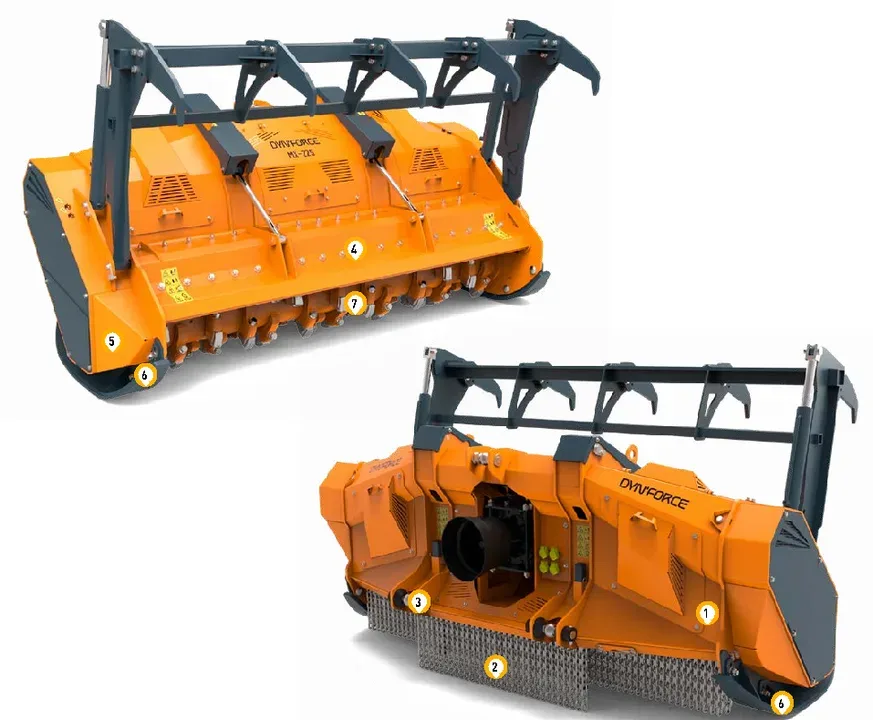 DYNFORCE MX – broyeur forestier haute capacité – vue principale 1