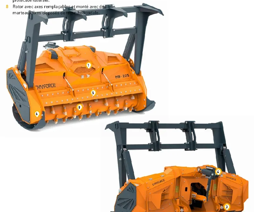 DYNFORCE MR – broyeur forestier lourd – vue principale 1