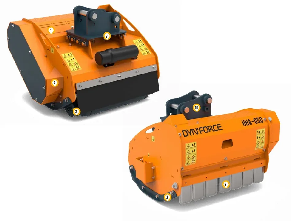 DYNFORCE HHA – broyeur hydraulique compact – vue principale 1