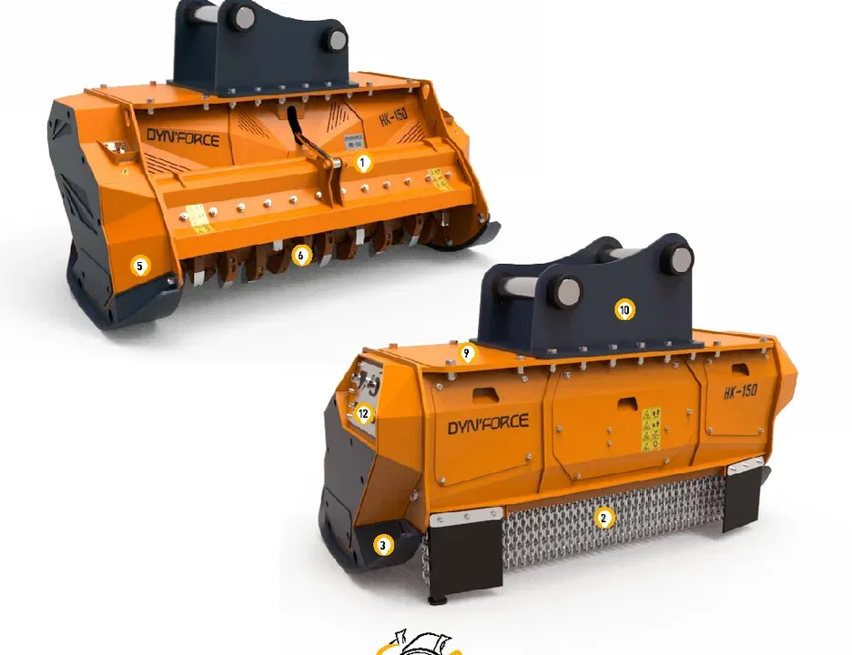 DYNFORCE HK – broyeur hydraulique haute capacité – vue principale 1