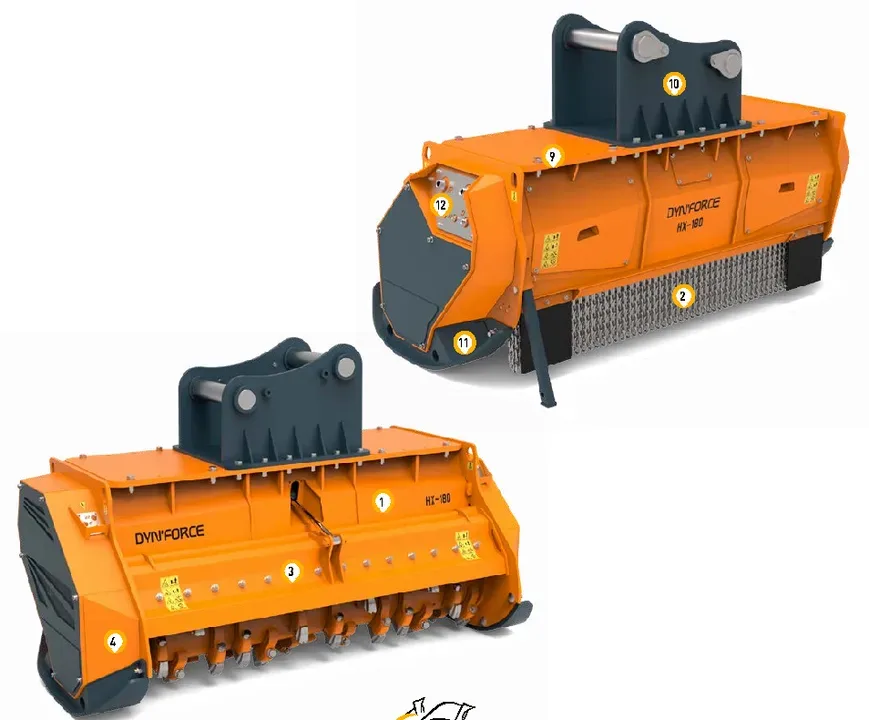 DYNFORCE HX – broyeur hydraulique lourd – vue principale 1