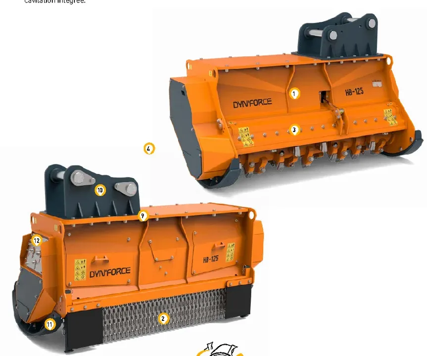 DYNFORCE HB – broyeur hydraulique renforcé – vue principale 1