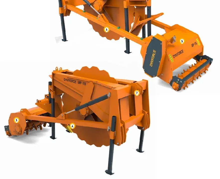 DYNFORCE GRP – sillonneuse forestière – vue principale 1