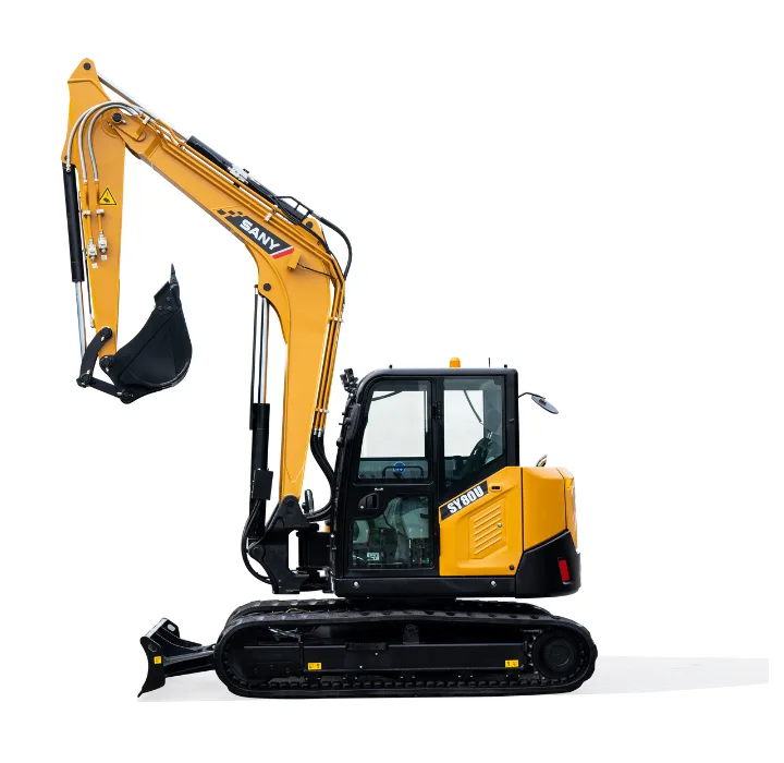 SANY SY80U – pelles de 7 à 18 tonnes – vue principale 1